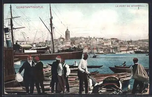 AK Constantinople, Le Port de Stamboul