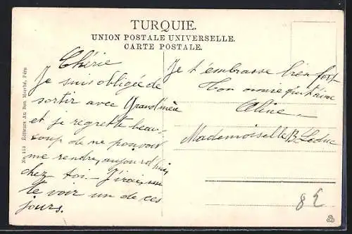 AK Constantinople, Une rue à Aivan Sérai