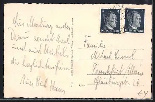 AK Marburg a. Drau, Strassenpartie und Platz im Zentrum, Kirche und Geschäfte