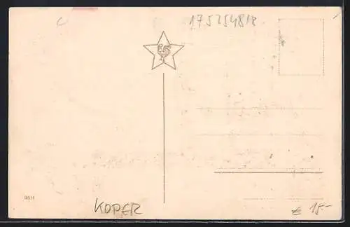 AK Capo d`Istria, Fontana in Piazza Ponte Piccolo