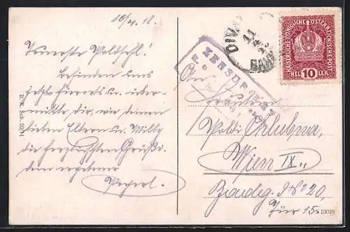 AK Divacca, Blick auf die Stadt