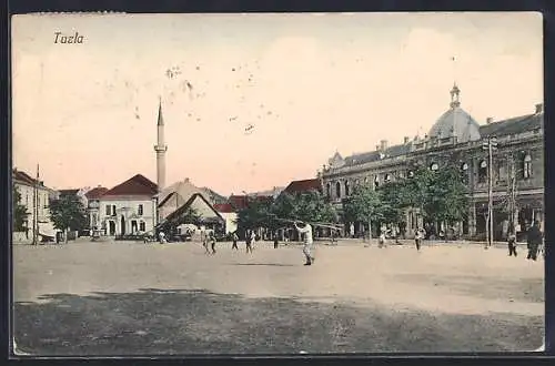 AK Tuzla, Ansicht vom Hauptplatz