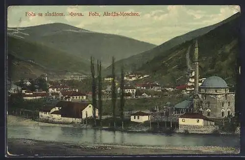 AK Foca, Ortsansicht mit Aladza-Moschee