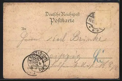 AK Grimma, Fürstenschule, Seminar, Husar zu Pferd