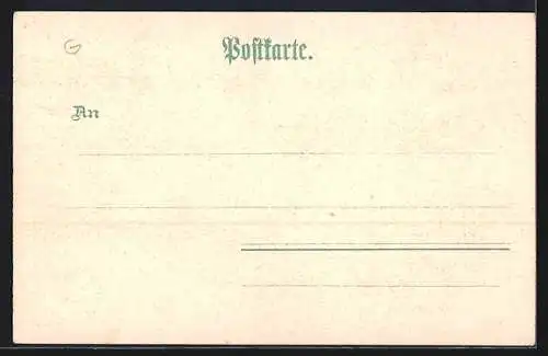 Lithographie Hornberg / Schwarzwald, Ortsansicht mit Eisenbahnbrücke