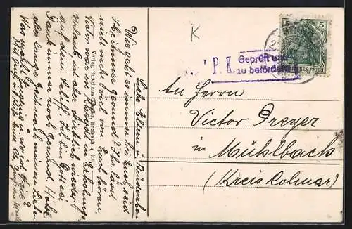 AK Ihringen am Kaiserstuhl, Bahnhof-Hotel, Bes. Karl Gass, Totalansicht