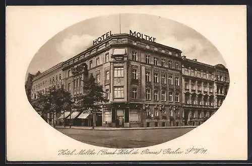 AK Berlin-Kreuzberg, Hotel Moltke (Grand Hotel de Rome) v. R. Dellwitz, Königgrätzerstrasse 103