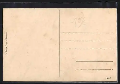 AK Hausen / Murrhardt, Gasthaus z. Lamm v. Karl Dieterich