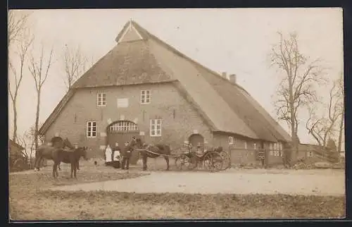 Foto-AK Edenbüttel /Lemwerder, Das Gehöft Seemann