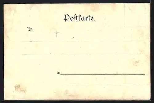 Lithographie Elzach /Bad. Schw., Kirche auf dem Hörnleberg, Totalansicht