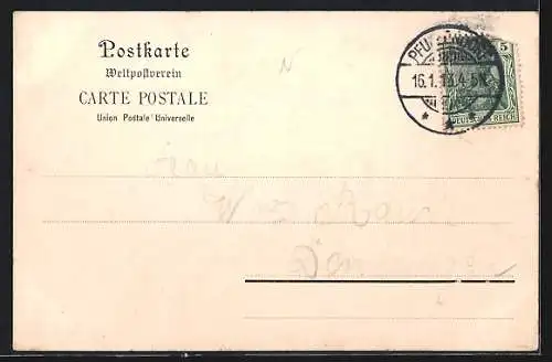 AK Zell bei Pfullendorf, Gasthaus zum Kreuz, Totalansicht