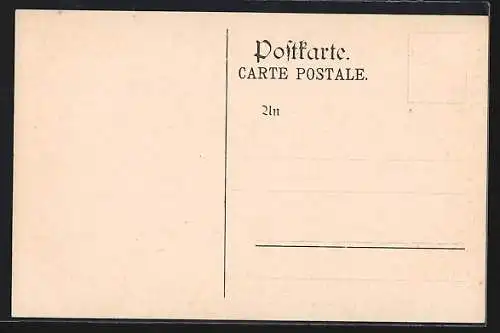 Künstler-AK Heinrich Kley: Meppen, Kruppscher Schiessplatz - Geschützbettung u. Kran