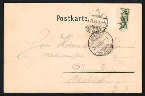 Lithographie President Paul Krüger, General Joubert, Landkarte mit Pretoria, Oranje und Middelburg