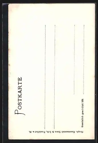 AK Stuttgart, Fliegender Herr über dem alten Schloss