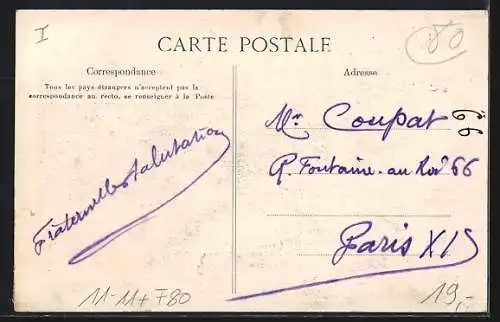 AK Ailly-sur-Somme, Cátastrophe de 1906