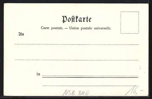 Lithographie Breslau, Markt, Rathaus, Maria-Magdalenenkirche