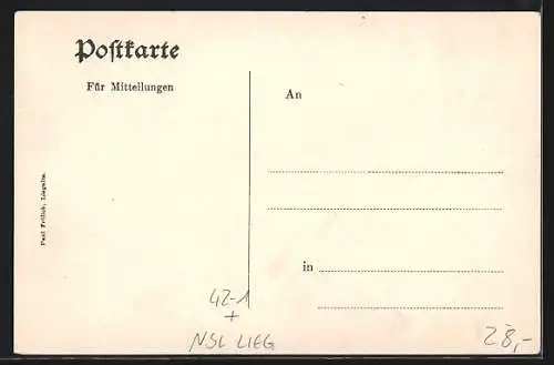 AK Liegnitz, Mannschiessen 1907, Waldkretscham auf dem Haag