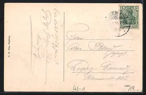 AK Siegburg, belebte Bahnhofstrasse, Strassenbahn