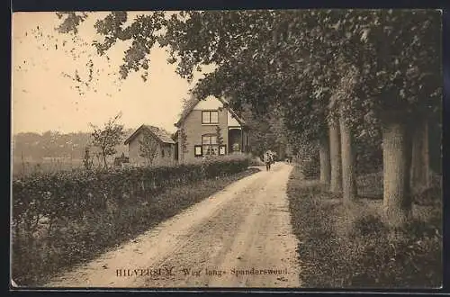AK Hilversum, Weg langs Spanderswoud