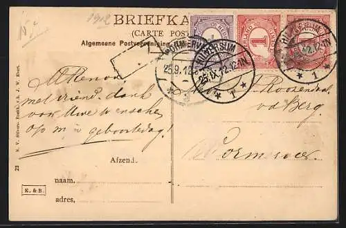 AK Hilversum, Weg langs Spanderswoud