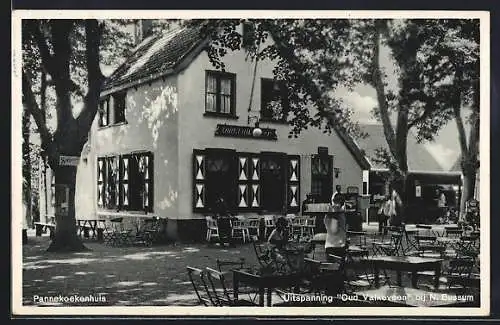 AK Naarden-Bussum, Pannekoekenhuis-Uitspanning Oud Valkeveen