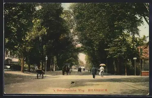 AK Hilversum, `s Gravelandsche Weg
