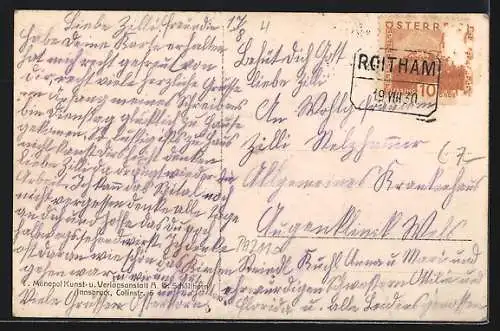 AK Roitham i. Oberösterreich, Ortsansicht mit Kirche
