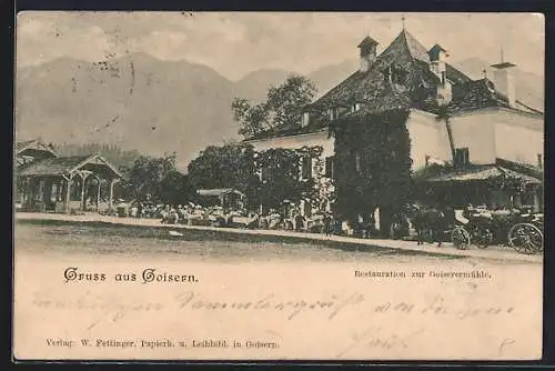 AK Goisern, Restauration zur Goiserermühle