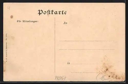 AK Unterjoch bei Goisern, Ortsansicht über das Wasser