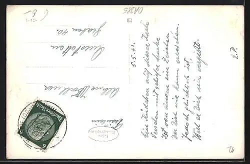 AK Weyer, Markt aus der Vogelschau