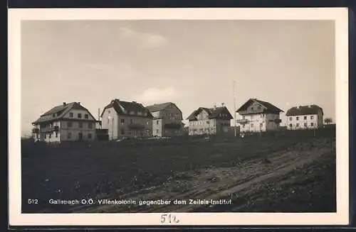 AK Gallspach /O. Ö., Villenkolonie gegenüber dem Zeileis-Institut