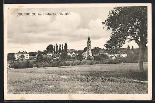 AK Eggerding im Innkreis, Ortsansicht aus der Ferne