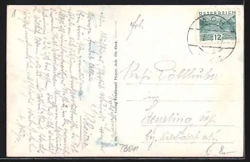 AK Ach a. d. Salzach, je zwei Ortsansichten von Ach a. d. Salzach und Burghausen a. d. Salzach
