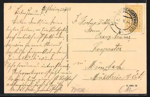 AK Altheim /O.-Oest., Marktplatz