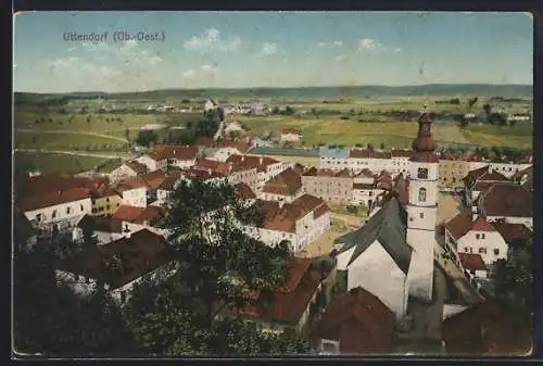 AK Uttendorf /Ob.-Oest., Totalansicht aus der Vogelschau