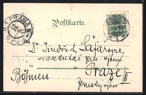AK Elberfeld, Schwebebahn Barmen-Elberfeld-Vohwinkel, Schwebebahnhof Döppersberg u. Kaiser Wilhelm-Denkmal