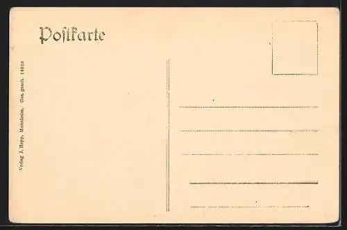 AK Mannheim, Nibelungensaal im Rosengarten