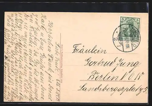 AK Müngsten /Berg. Land, Eisenbahn auf der Kaiser Wilhelm-Brücke
