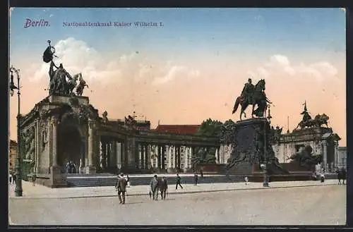 AK Berlin, Nationaldenkmal Kaiser Wilhelm I.