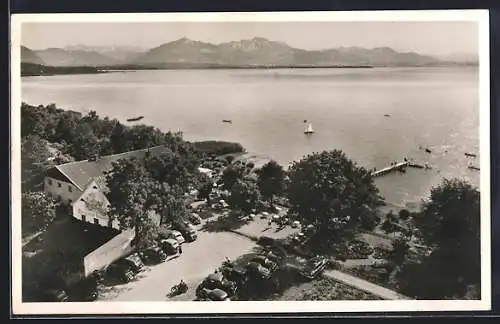 AK Arlaching am Chiemsee, Blick zum Seegasthof