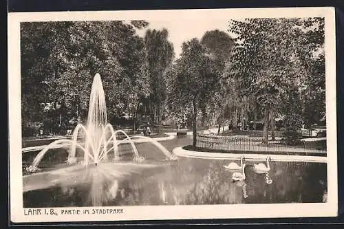 AK Lahr i. B., Partie im Stadtpark