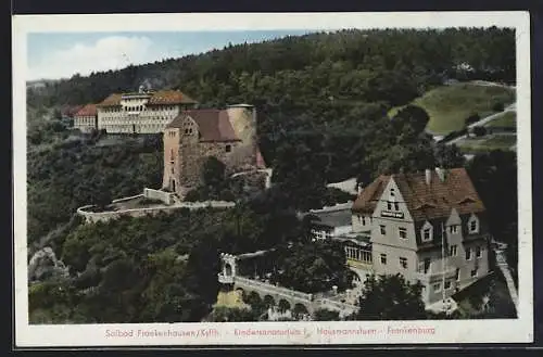 AK Bad Frankenhausen /Kyffh., KindersanatoriumI., Hausmannsturm und Frankenburg