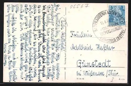 AK Bad Frankenhausen /Kyffh., KindersanatoriumI., Hausmannsturm und Frankenburg