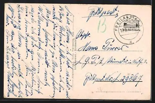 AK Freilassing, Ortsansicht vor Salzburg