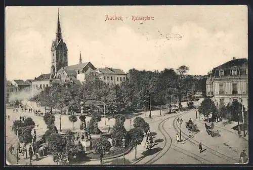 AK Aachen, Kaiserplatz