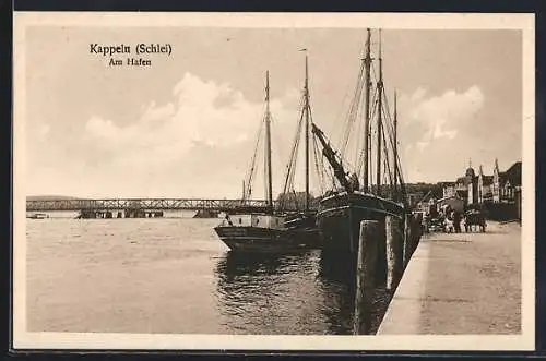 AK Kappeln /Schlei, Am Hafen