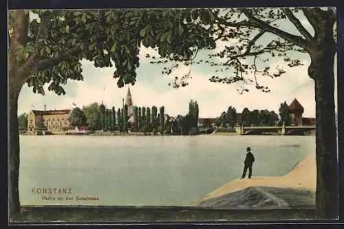 AK Konstanz, Partie an der Seestrasse