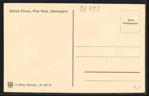 AK Klais /Oberbayern, Schloss Elmau