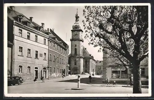 AK Wunsiedel i. Fi., Kirche mit Stadtapotheke