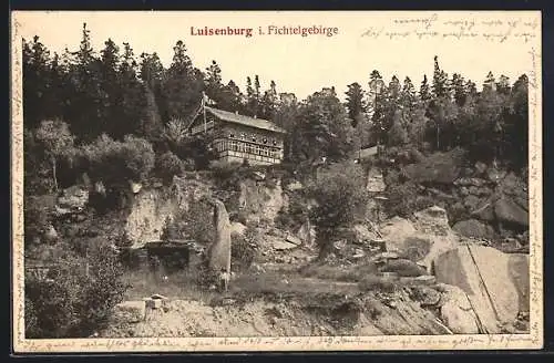 AK Wunsiedel i. Fichtelgebirge, Hotel Luisenburg